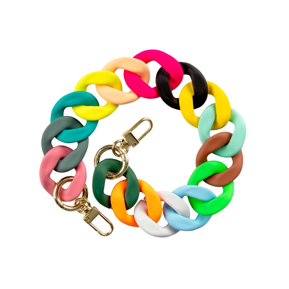 NWT Rainbow Phone Chain Wristlet or Bag Charm